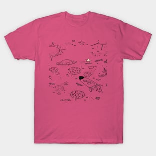 space and alien T-Shirt